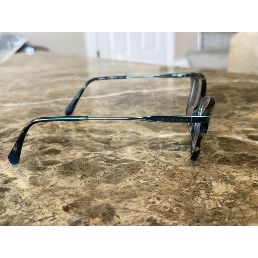 Calvin Klein Jeans CKJ21632 233 52/15 140 Women's Blue Havana Eyeglass Frames